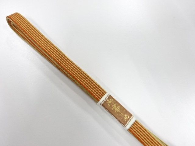  未使用品　正絹　帯留め用　手組三分紐